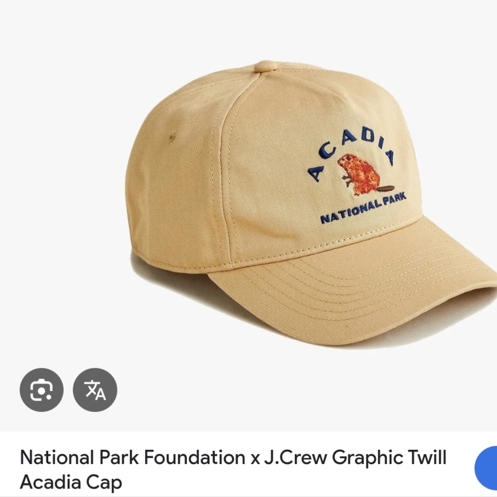 Acadia National Park Tan Cap - J Crew X National Park Foundation - Picture 6 of 6